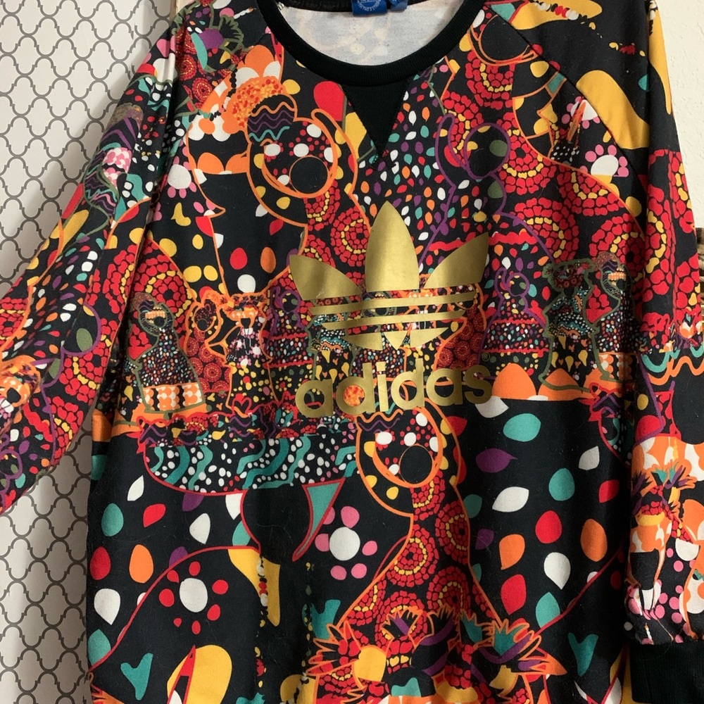 An adidas sweatshirt